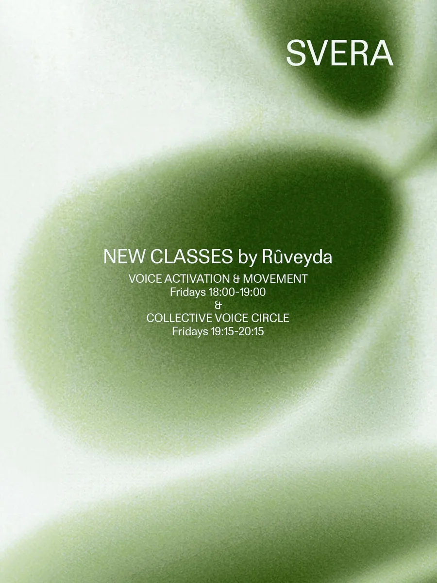 SVERA post, green colourway: new classes by Rûveyda
